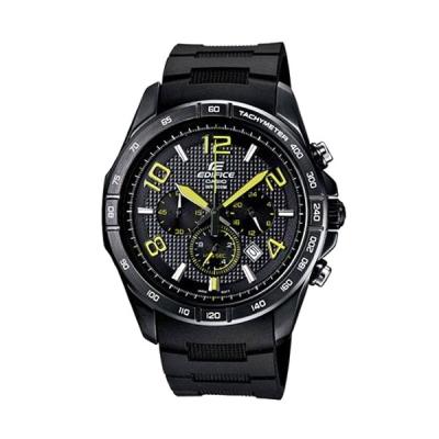 Casio Edifice EFR-516PB-1A3VDF Black Green Jam Tangan Pria