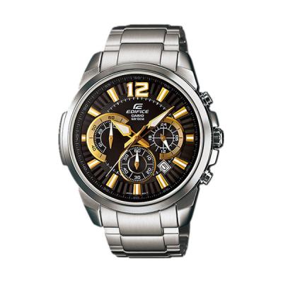 Casio Edifice EFR-535D-1A9VDF Hitam Gold Jam Tangan Pria