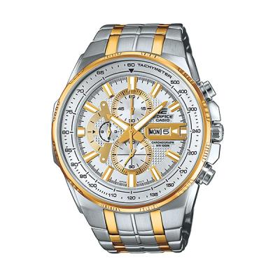 Casio Edifice EFR-549SG-7A Silver Gold Jam Tangan Pria