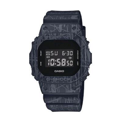 Casio G Shock DW-5600SL-1DR Black Glossy Jam Tangan Pria