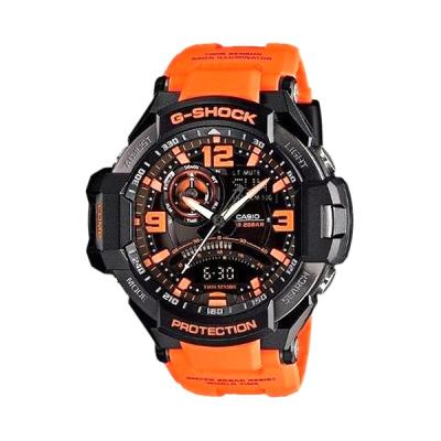 Casio G Shock GA-1000-4ADR Orange Jam Tangan Pria