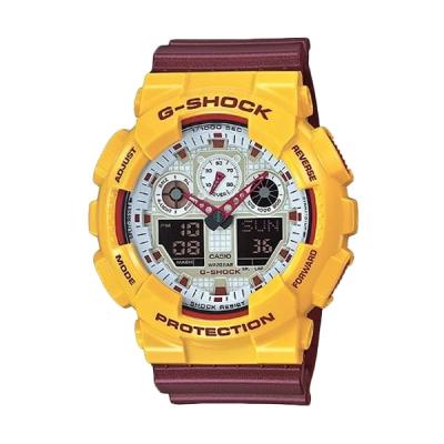 Casio G Shock GA-100CS-9ADR Jam Tangan Pria