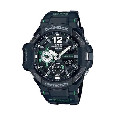 Casio G Shock GA-1100-1A3DR Black Jam Tangan Pria