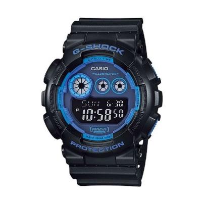 Casio G Shock GD-120N-1B2DR Hitam Biru Jam Tangan Pria