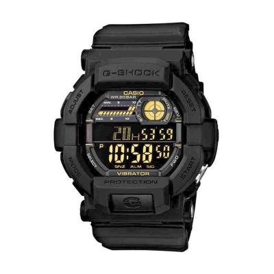 Casio G-Shock GD-350-1B Black Jam Tangan Pria Sport