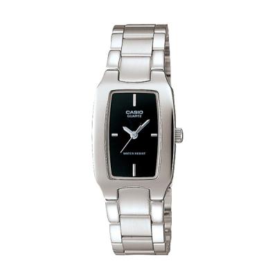 Casio LTP-1165A-1CDF Silver Black Jam Tangan Wanita