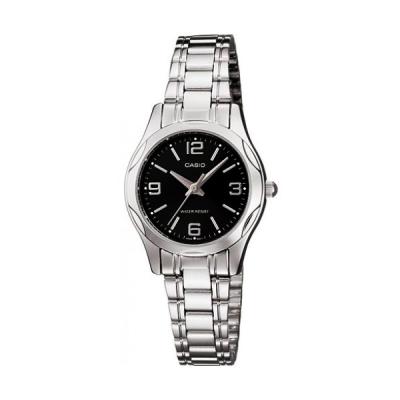 Casio LTP-1275D-1A2 Silver Black Jam Tangan Wanita