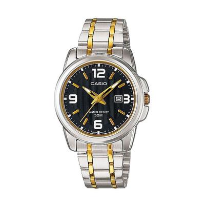 Casio LTP-1314SG-1A Gold Black Jam Tangan wanita