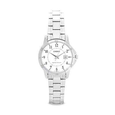 Casio LTP-V004D-7B Casual Silver Jam Tangan Wanita