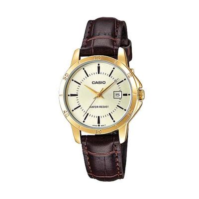 Casio LTP-V004GL-9A Casual Gold Jam Tangan Wanita