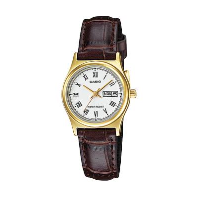 Casio LTP-V006GL-7B Casual Gold Brown Jam Tangan Wanita