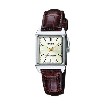 Casio LTP-V007L-9E Gold Brown Jam Tangan Wanita