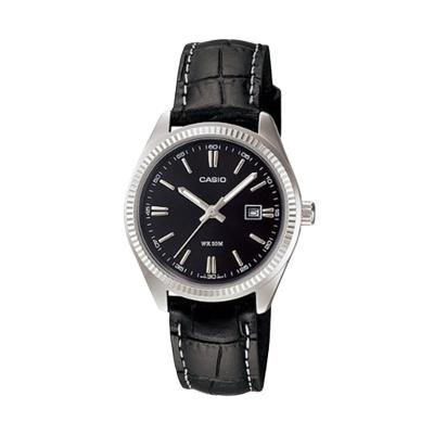 Casio Ladies Analog LTP-1302L-1AVDF Hitam Jam Tangan Wanita