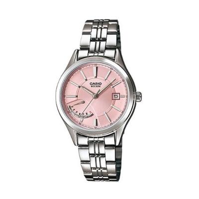 Casio Ladies Analog LTP-E102D-4AVDF Silver Hitam Jam Tangan Wanita