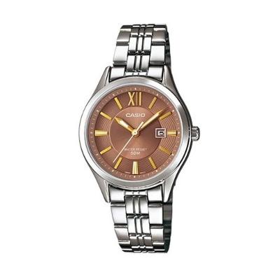 Casio Ladies Analog LTP-E103D-5AVDF Brown Jam Tangan Wanita