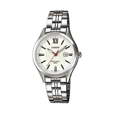 Casio Ladies Analog LTP-E103D-7AVDF White Jam Tangan Wanita