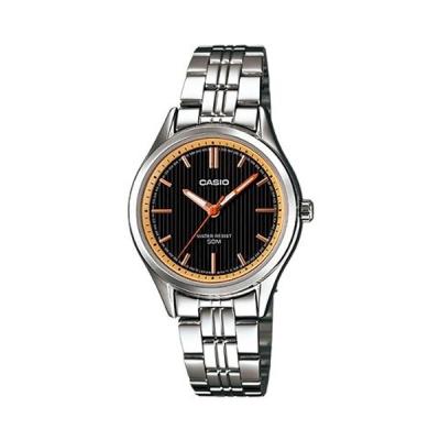 Casio Ladies Analog LTP-E104D-1AVDF Black Jam Tangan Wanita