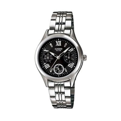 Casio Ladies Analog LTP-E301D-1AVDF Black Jam Tangan Wanita