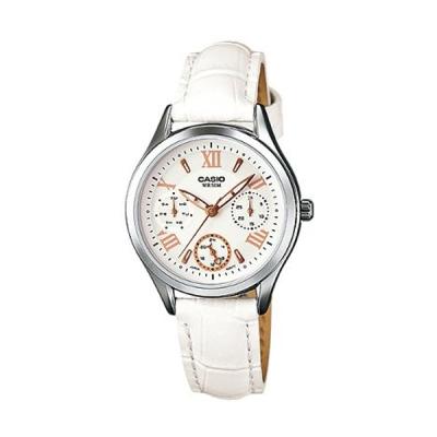 Casio Ladies Analog LTP-E301L-7AVDF White Jam Tangan Wanita