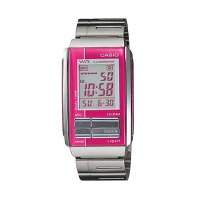 Casio Ladies Futurist LA-201WD-4AUDF Pink Jam Tangan Wanita