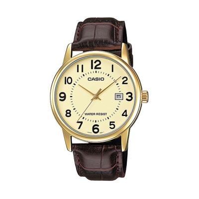 Casio MTP-V002GL-9B Casual Gold Jam Tangan Pria