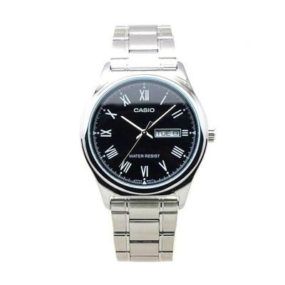 Casio MTP-V006D-1B Casual Black Jam Tangan Pria