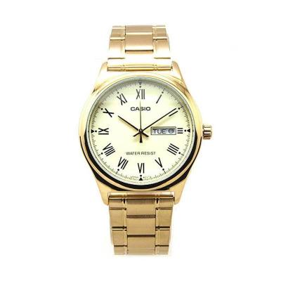 Casio MTP-V006G-9B Casual Gold Jam Tangan Pria