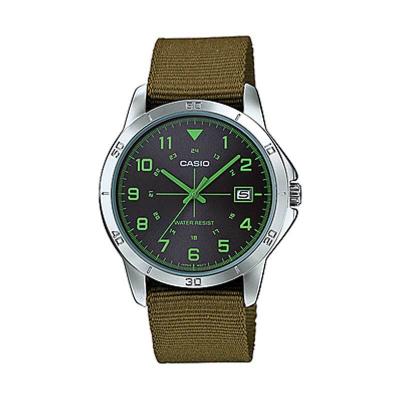 Casio MTP-V008B-3B Casual Green Jam Tangan Pria