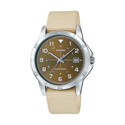 Casio MTP-V008B-5B Casual Brown Jam Tangan Pria