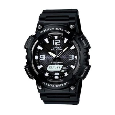 Casio Man Combination AQ-S810W-1AVDF Black Jam Tangan Pria