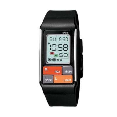 Casio Poptone LDF-50-1DR Hitam Jam Tangan Wanita