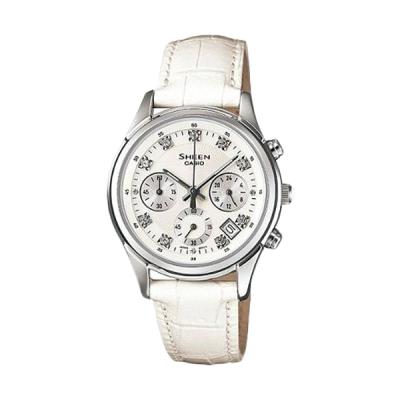 Casio Sheen SHE-5023L-7ADR White Jam Tangan Wanita