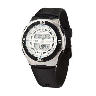 Casio Sporty AQ-164W-7A Black Jam Tangan Pria