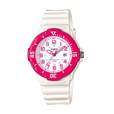 Casio Sporty LRW-200H-4B Pink White Jam Tangan Wanita