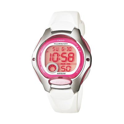 Casio Sporty LW-200-7AV White Pink Jam Tangan Wanita