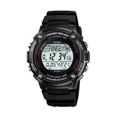 Casio Standard W-S200H-1BV Black Jam Tangan Pria