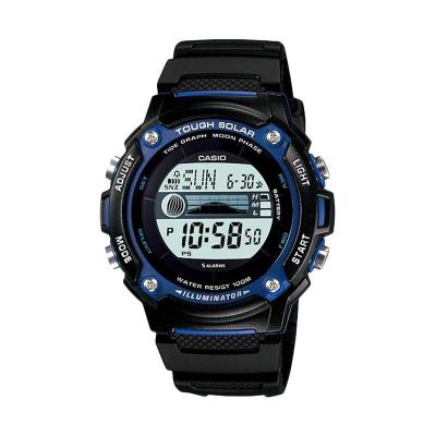 Casio Standard W-S210H-1AV Black Jam Tangan Pria