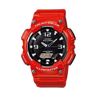 Casio Tough Solar AQ-S810WC-4AV Red Jam Tangan Pria