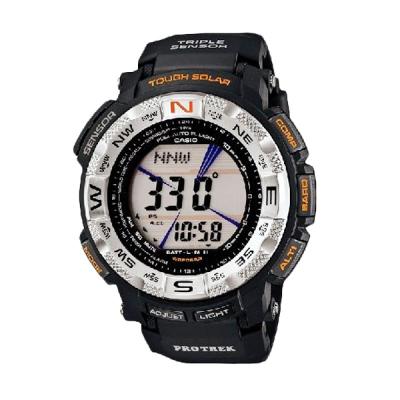 Casio Triple Sensor PROTREK PRG-260-1DR Hitam jam Tangan Pria