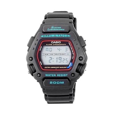 Casio Water Sport DW-290-1V Hitam Jam Tangan Pria