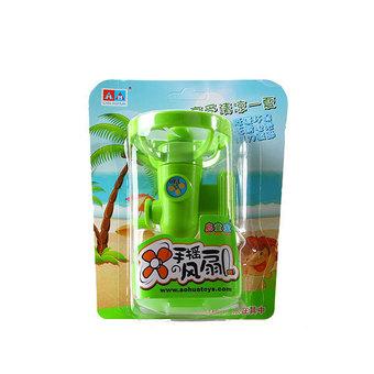 Children's Mini Cartoon Fan Hand Green  