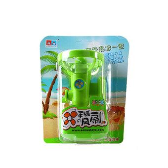 Childrens Mini Cartoon Fan Hand (Green)  