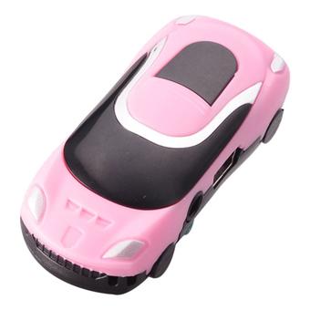 Cool Car Style MP3 Player Mini Digital MP3 Player Music Player w/ TF Slot (Pink) (Intl)  