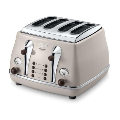 DeLonghi CTOV 4003.BG Icona Vintage Toasters - Krem