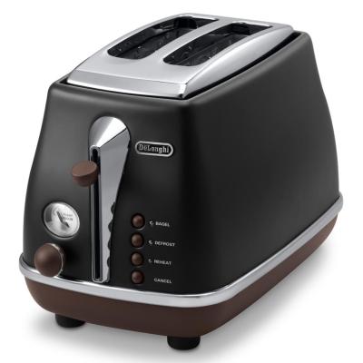 Delonghi CTOV 2003.BK Icona Vintage Toasters - Hitam