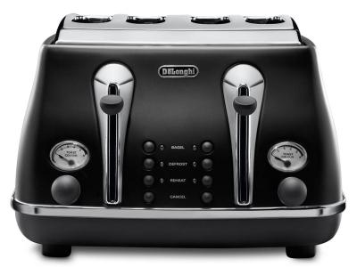 Delonghi Toasters CTOV 4003 BG - 4 Roti - Hitam