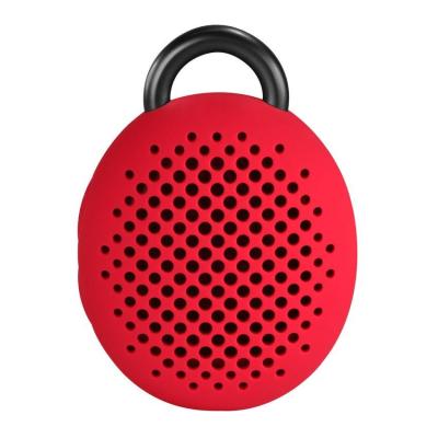 Divoom Speaker Bluetooth with Microphone Bluetune Bean Remote Selfie - Red