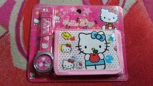 Dompet + Jam Tangan Anak Hello Kitty / Jam Hello Kitty/ JAM HK