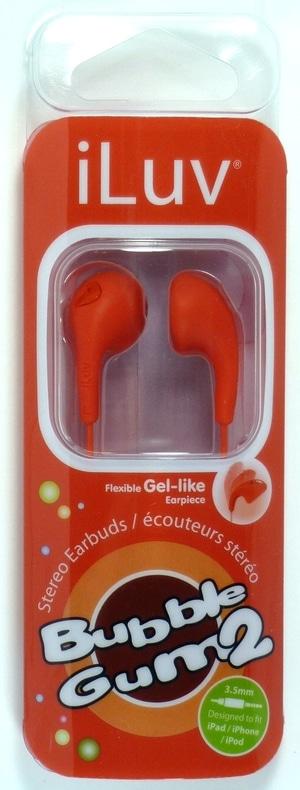 Earphone iLUV Bubble Gum 2 / Bubble Gum II Red - IEP205RED