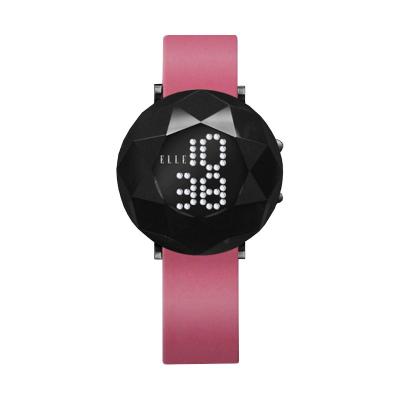 Elle Time EL20279S04C Leather Pink Jam Tangan Wanita